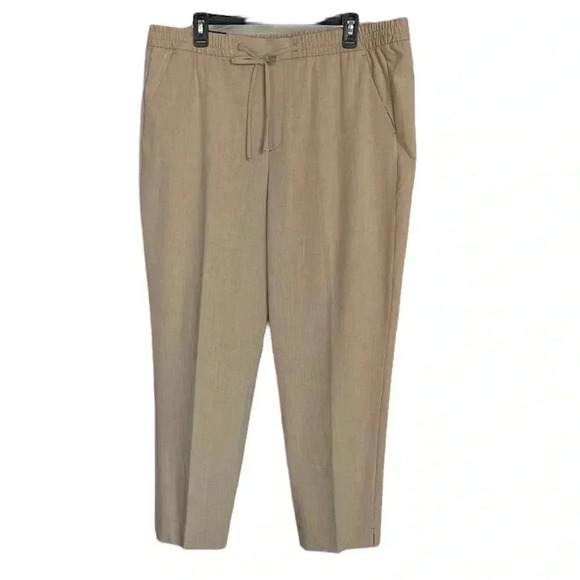 Banana Republic beige Hayden Taper  pants size 18 - Picture 1 of 10